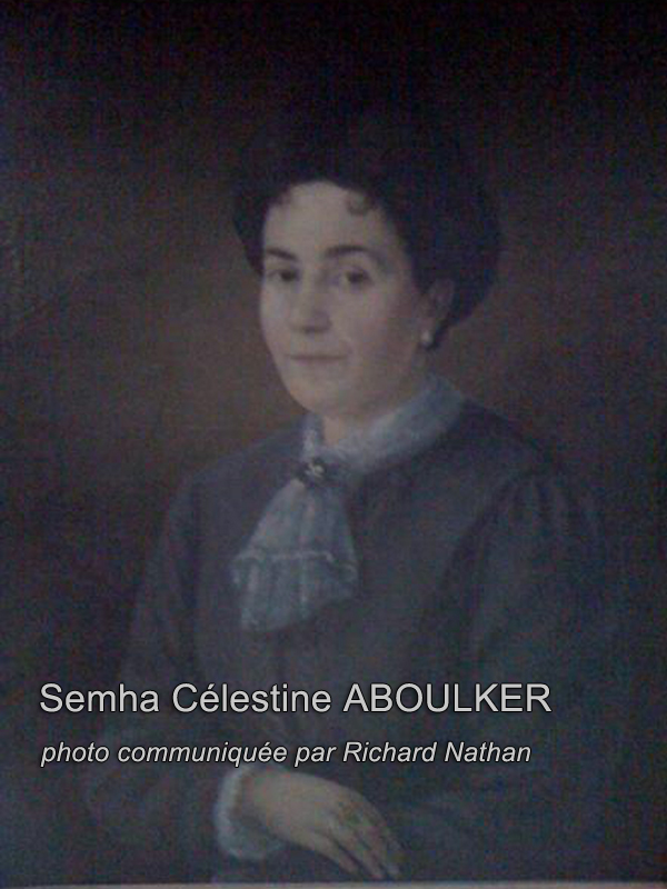 Grafsteen van ABOULKER Semha